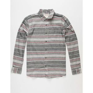 VSTR Linus Stripe Mens Flannel Shirt Size 2X